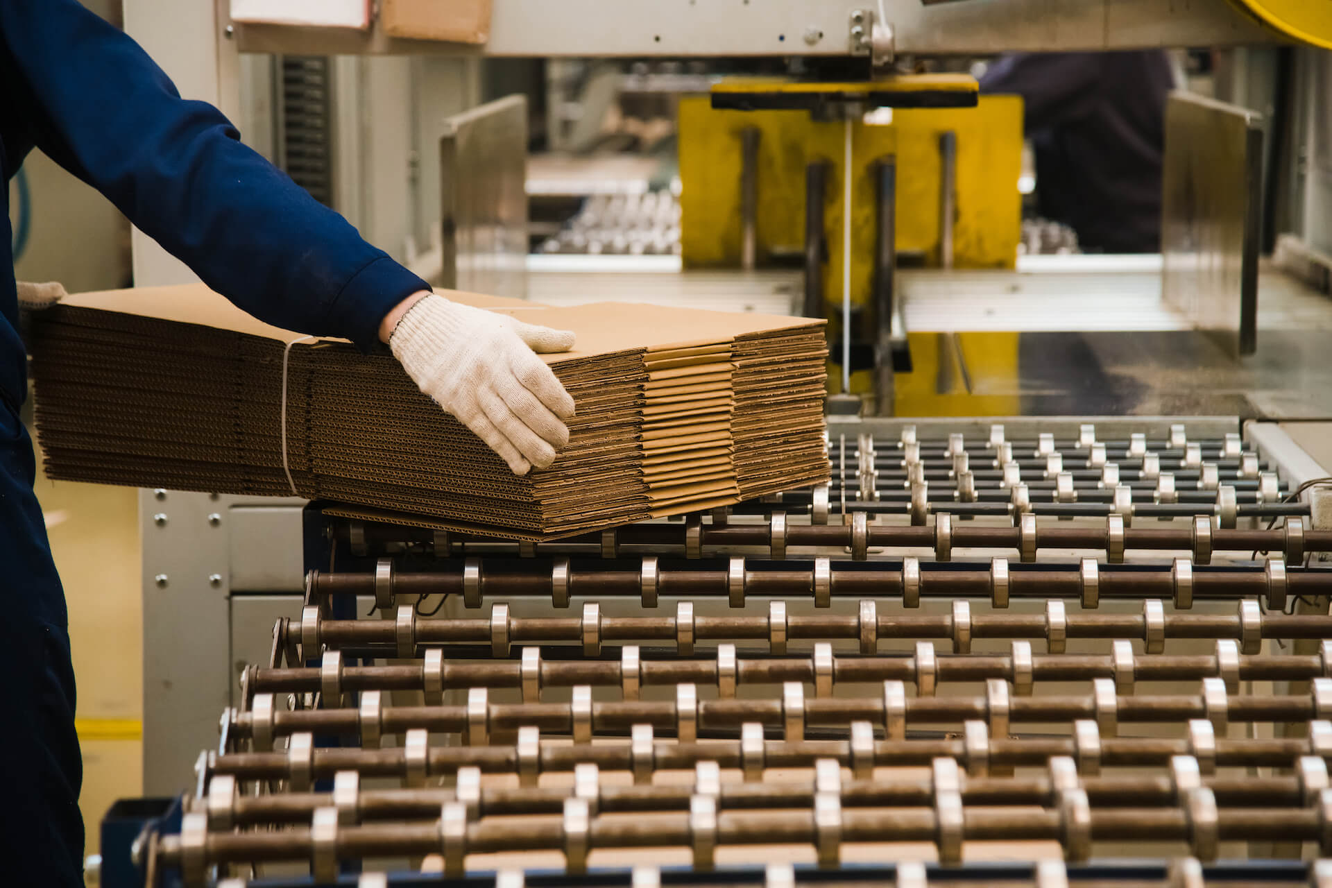 image of corrugated cardboard